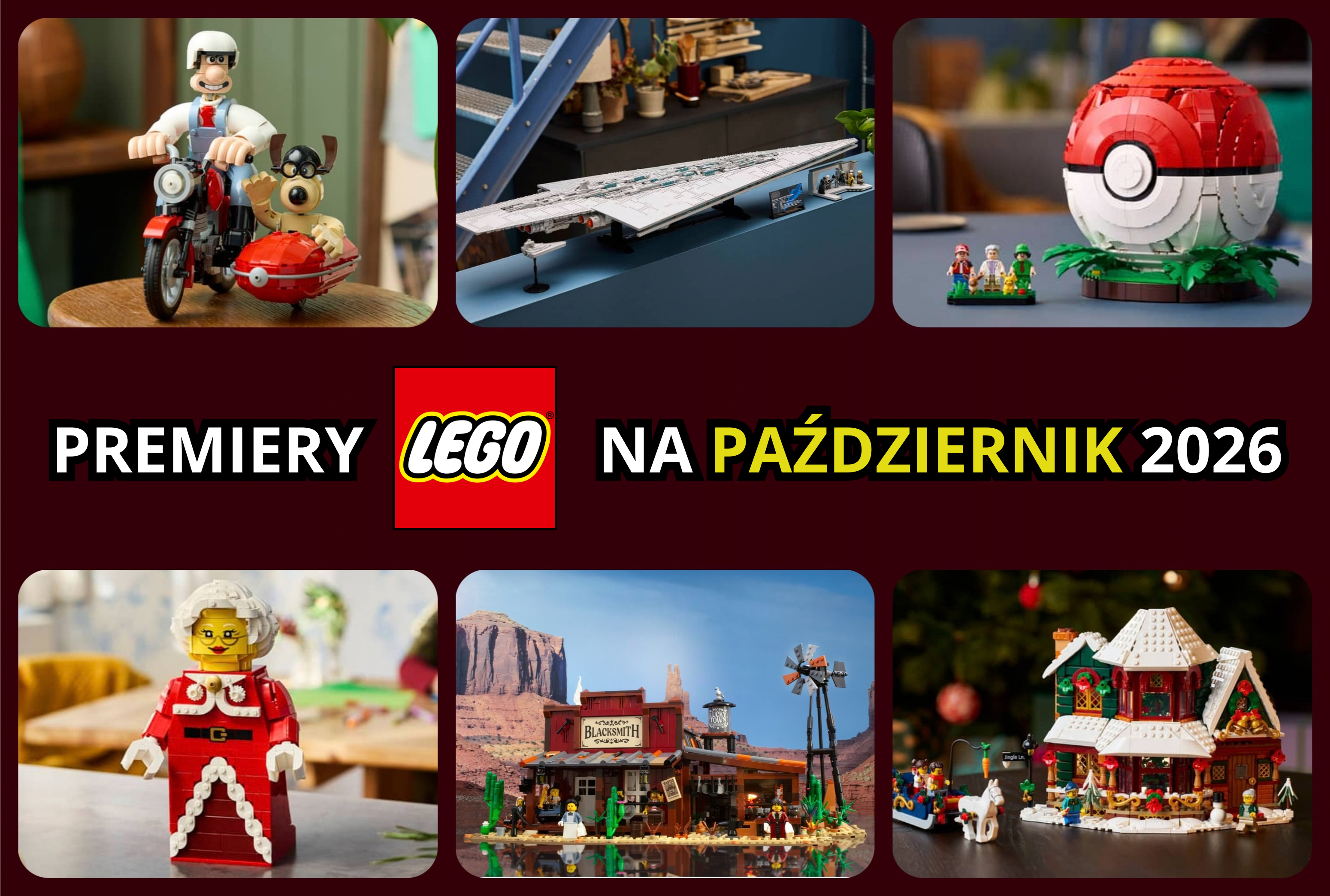 Premiery zestawów LEGO® na październik 2026 z dystrybucją.