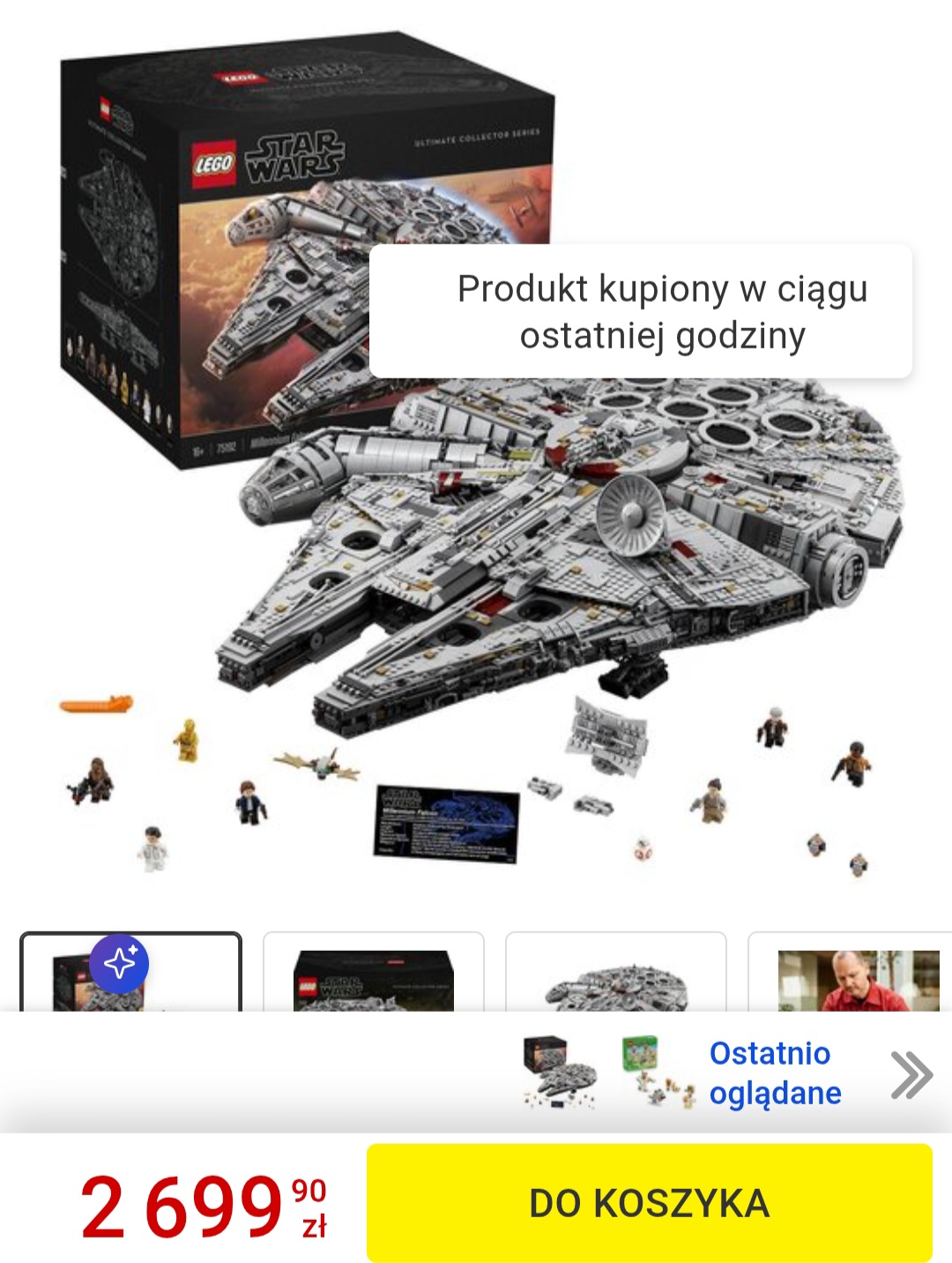 Okazja Cenowa (Star Wars) – 75192 Sokół Millennium